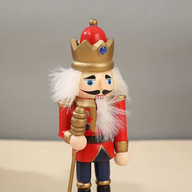 Wooden Nutcracker Puppet Soldier Ornaments
