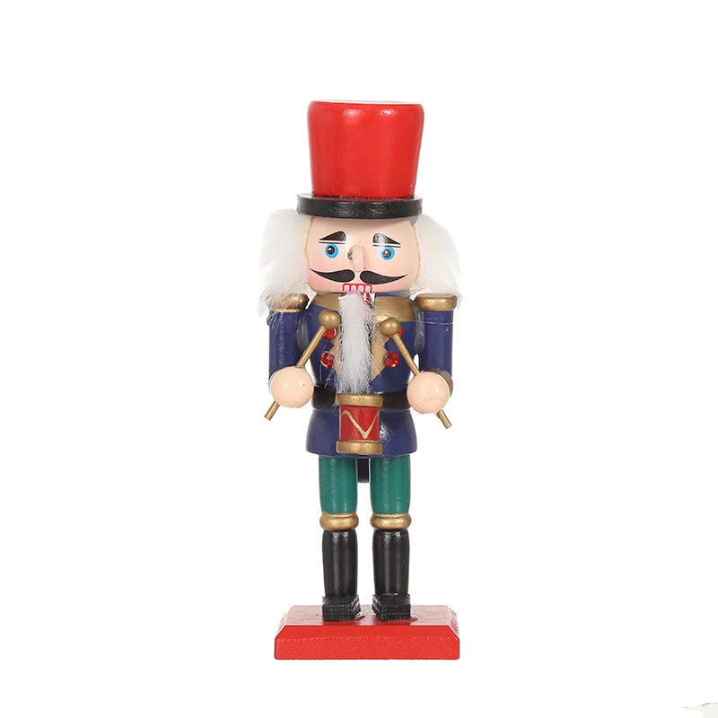 Wooden Nutcracker Puppet Soldier Ornaments